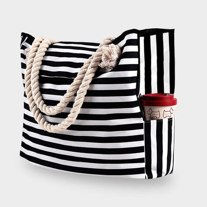 Summer Beach Bag for Women | Printing Canvas Large Capacity Handbag