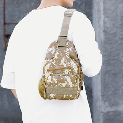 Sling Bag for Men – Canvas Casual Sports Large Chest Bag