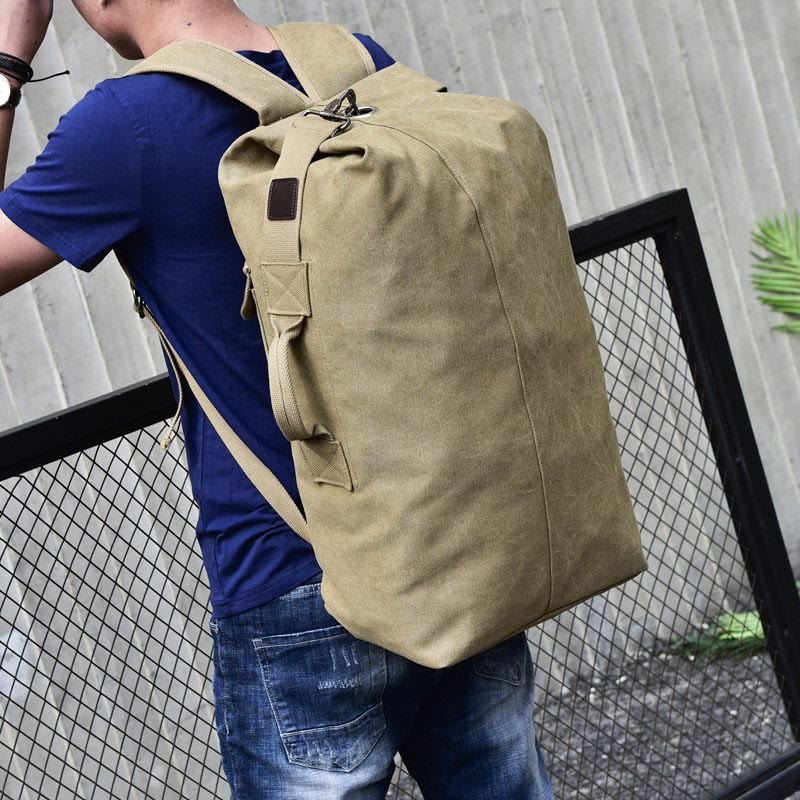 Men’s Large Capacity Canvas Backpack for Sports & Travel - VOTVO