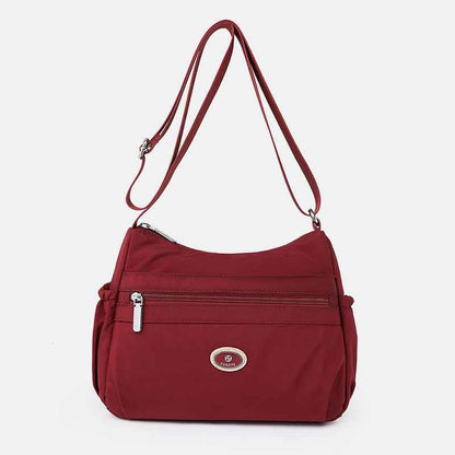 Multiple Color Crossbody Purse for Women - Large Nylon Commuter Bag