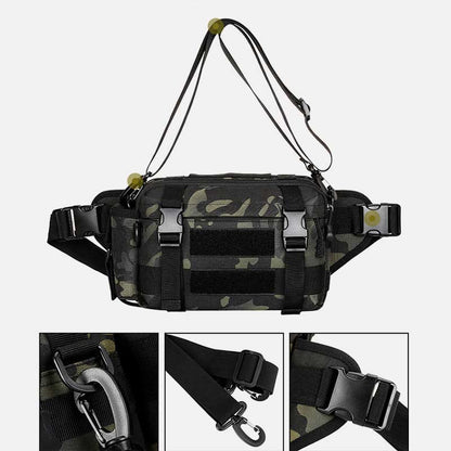 Large Camo Tactical Bag for Sports | Nylon Crossbody Bag Waist Bag - VOTVO