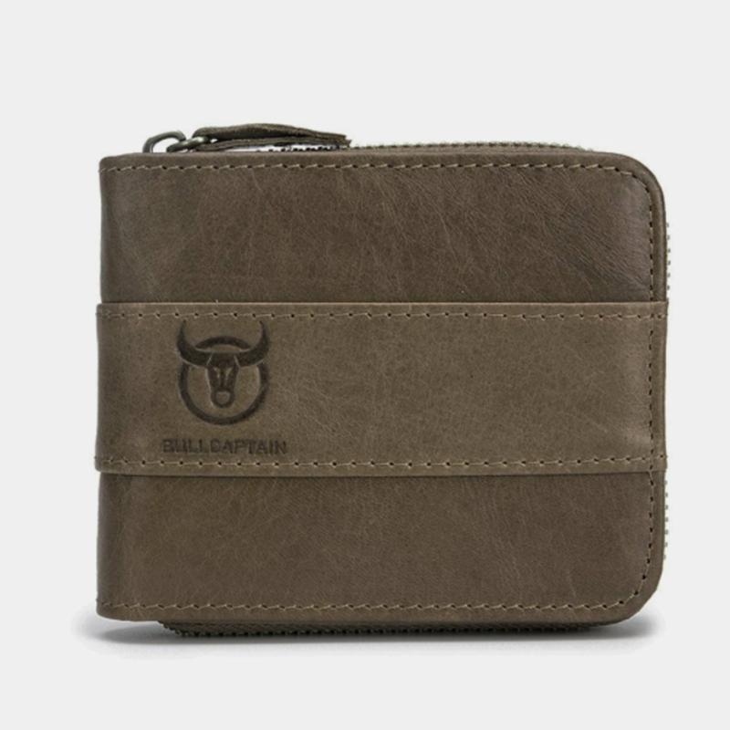 RFID Antimagnetic Vintage Genuine Leather Wallet - VOTVO