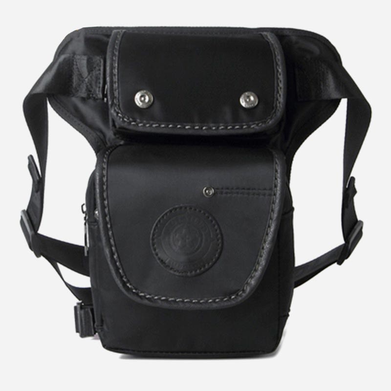 Men’s Retro Canvas Leg Bag – Outdoor Sports Crossbody with Adjustable Strap - VOTVO