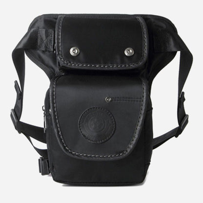 Men’s Retro Canvas Leg Bag – Outdoor Sports Crossbody with Adjustable Strap - VOTVO