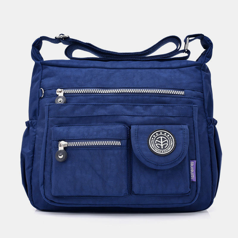 Large Capacity Waterproof Casual Crossbody Bag for Women – Multi-Pocket & Adjustable Strap