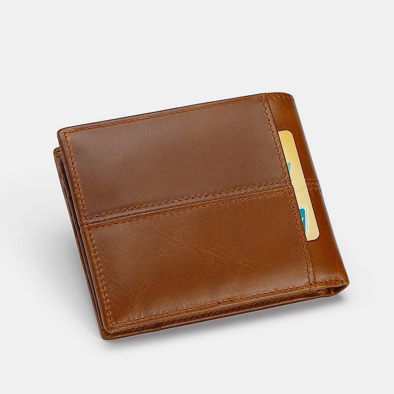 Retro RFID Multi - Slot Wallet – Leather, Stylish and Secure for Men - VOTVO