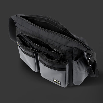 Classic Travel Satchel for Men – Durable Nylon, Large Crossbody Bag