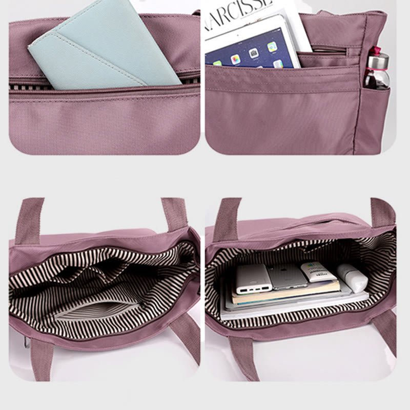 Simple Casual Nylon Tote Bag for Women – Everyday Shopping Handbag - VOTVO