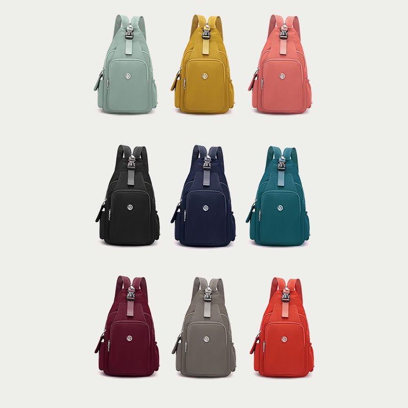 Multifunctional Sling Backpack for Women – Waterproof Nylon Crossbody Bag with Adjustable Strap for Daily Use - VOTVO