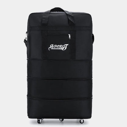 Multifunctional Large Capacity Rolling Tote Crossbody Handbag for Travel – Versatile Nylon Tote Bag