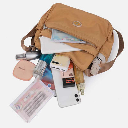 Multiple Color Crossbody Purse for Women - Large Nylon Commuter Bag - VOTVO