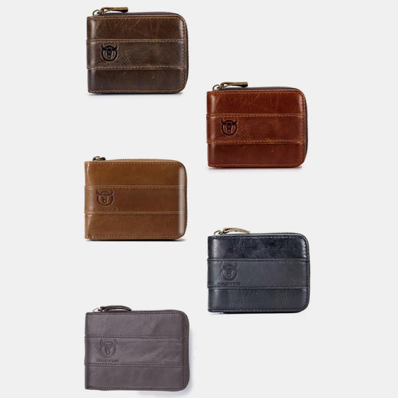 RFID Antimagnetic Vintage Genuine Leather Wallet - VOTVO