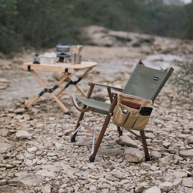 Outdoor Camping Chair Armrest Hanging Side Bag – Multifunctional Storage Bag for Travel, Sports & More