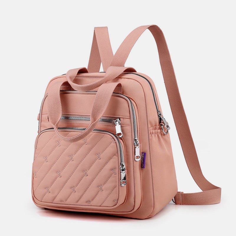 Multifunctional Lightweight Embossing Handbag – Crossbody & Backpack - VOTVO