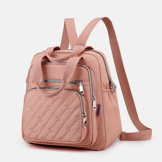 Multifunctional Lightweight Embossing Handbag – Crossbody & Backpack - VOTVO
