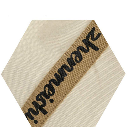 Reusable Canvas Tote Bag – Water-Resistant Crossbody Shoulder Bag
