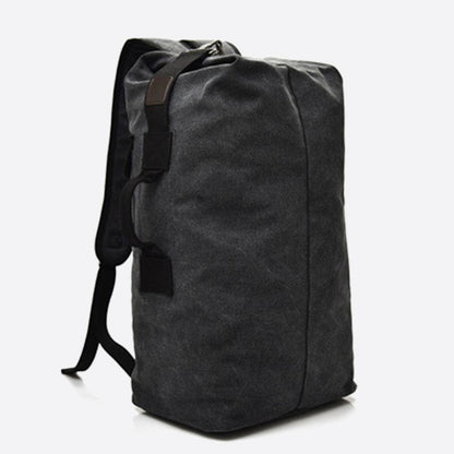 Men’s Large Capacity Canvas Backpack for Sports & Travel