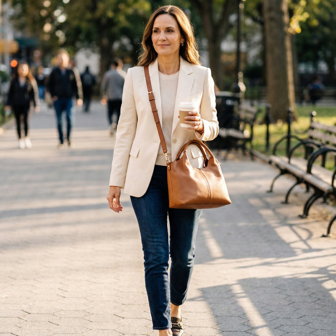 Carrina™ Soft Leather Everyday Hobo Bag
