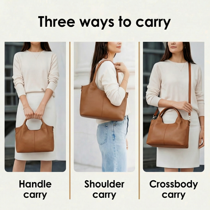Carrina™ Soft Leather Everyday Hobo Bag